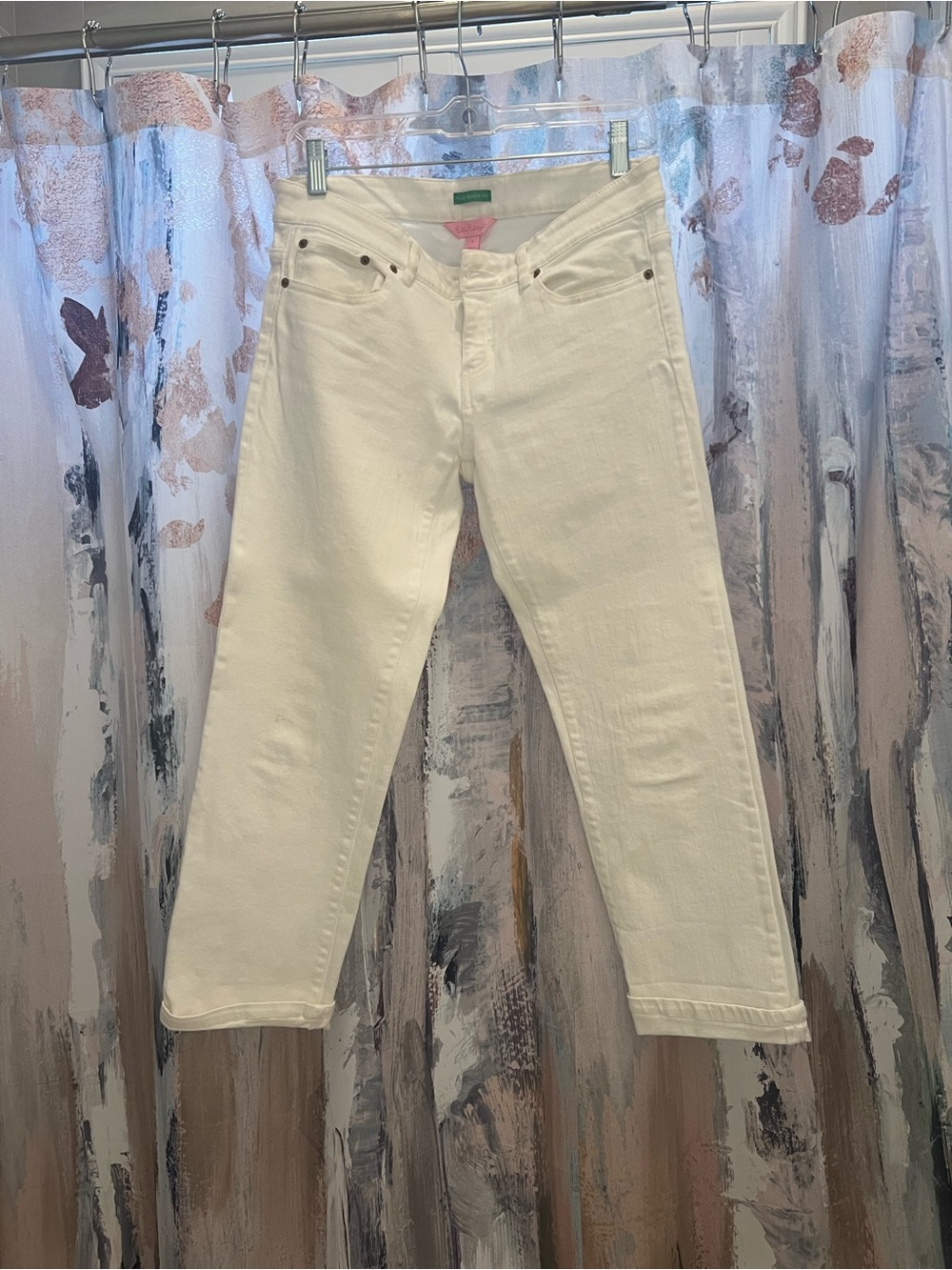 Lilly Pulitzer Women’s White Straight Jeans